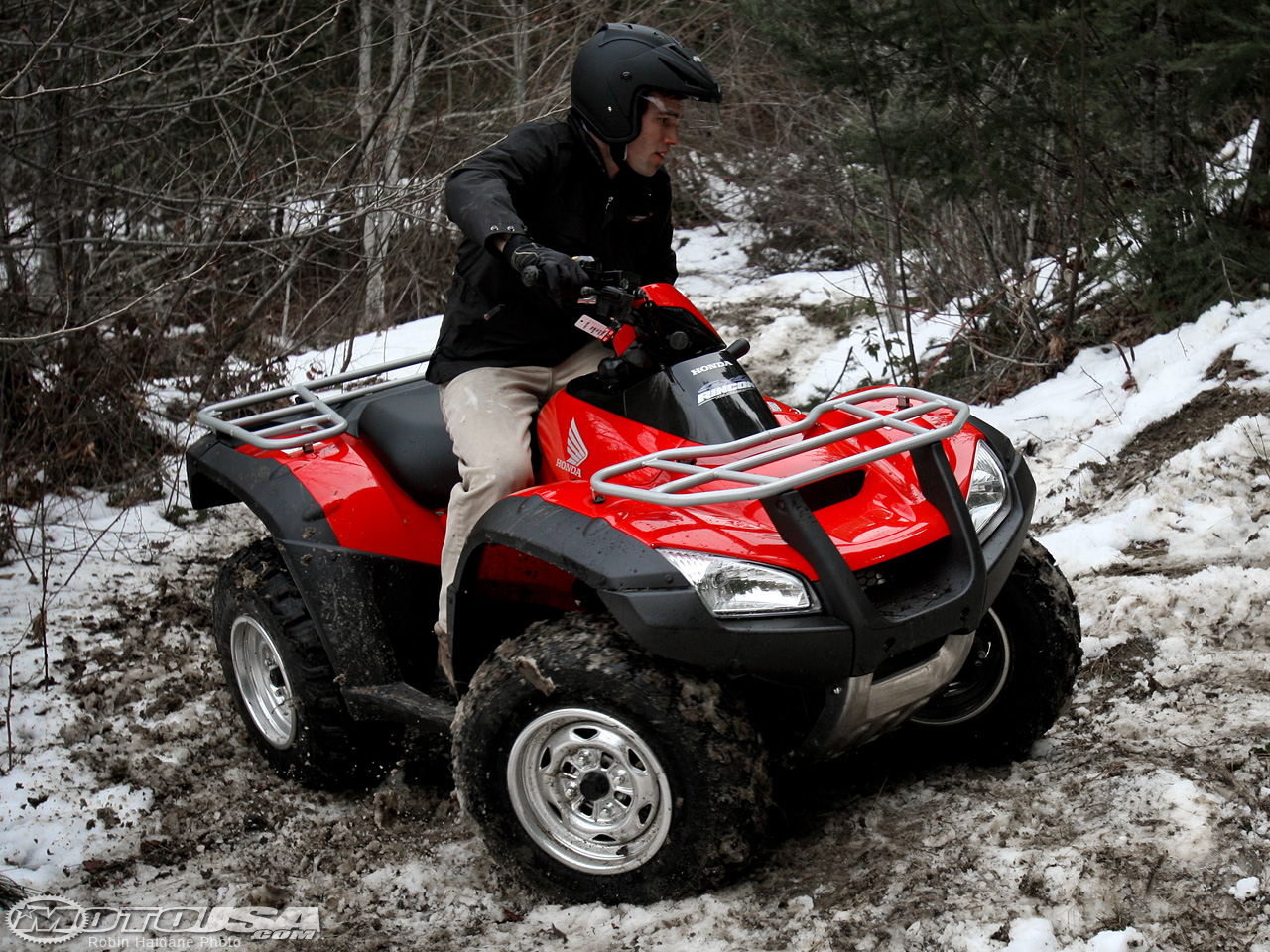 2009款本田FourTrax Rincon 700摩托车图片3