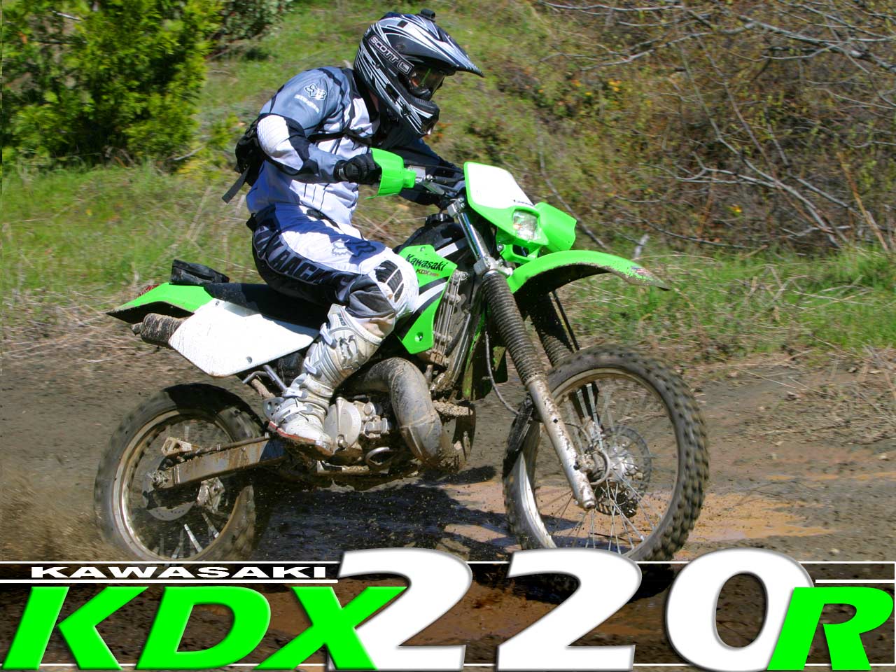 款川崎KDX220摩托车图片1