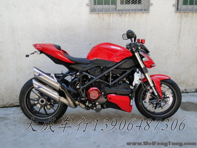 【二手杜卡迪街车】09年杜卡迪新款街车暴力机器红色Ducati StreetFighter 1100街霸 图片 1