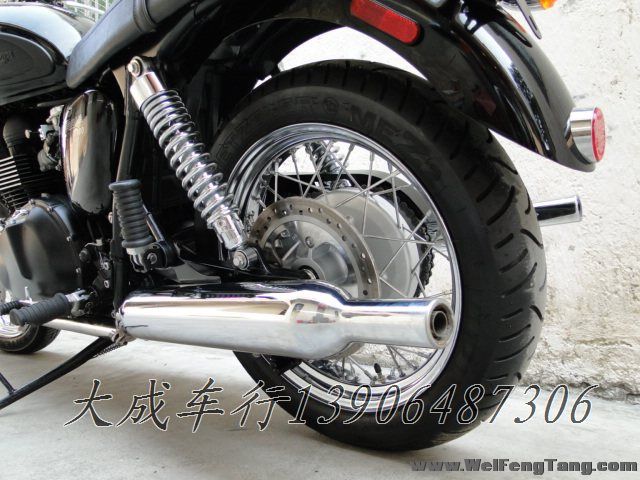 2010年原版原漆黑色英国复古街车Bonneville 凯旋 T100 Bonneville T100图片 1