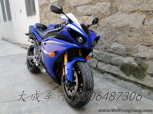 【二手雅马哈跑车】09年5月原版原漆蓝色雅马哈超级跑车YZF-R1 图片 1