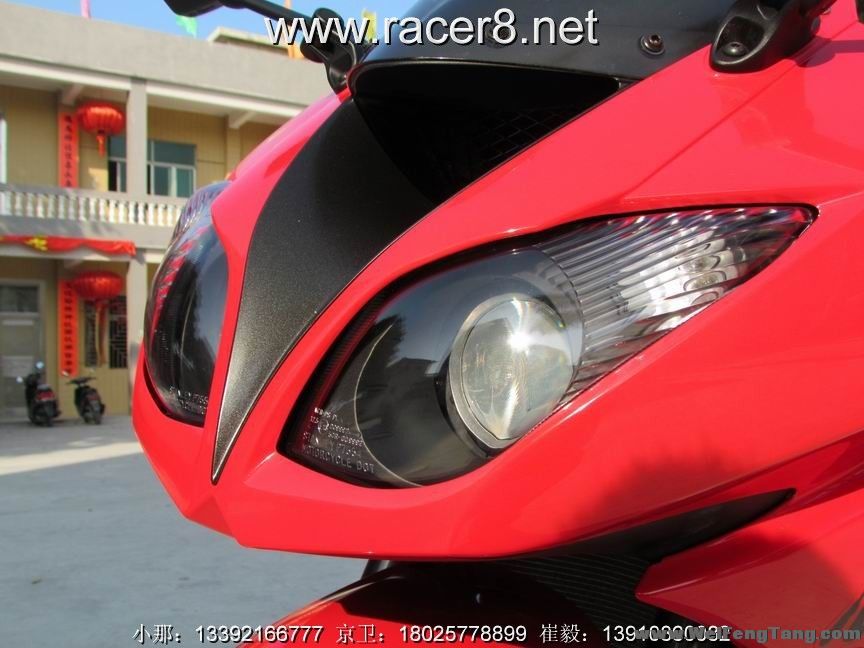 《川奇跑车》2010款 自然舒畅的 红色忍者 ZX-6R 红色 图片 2